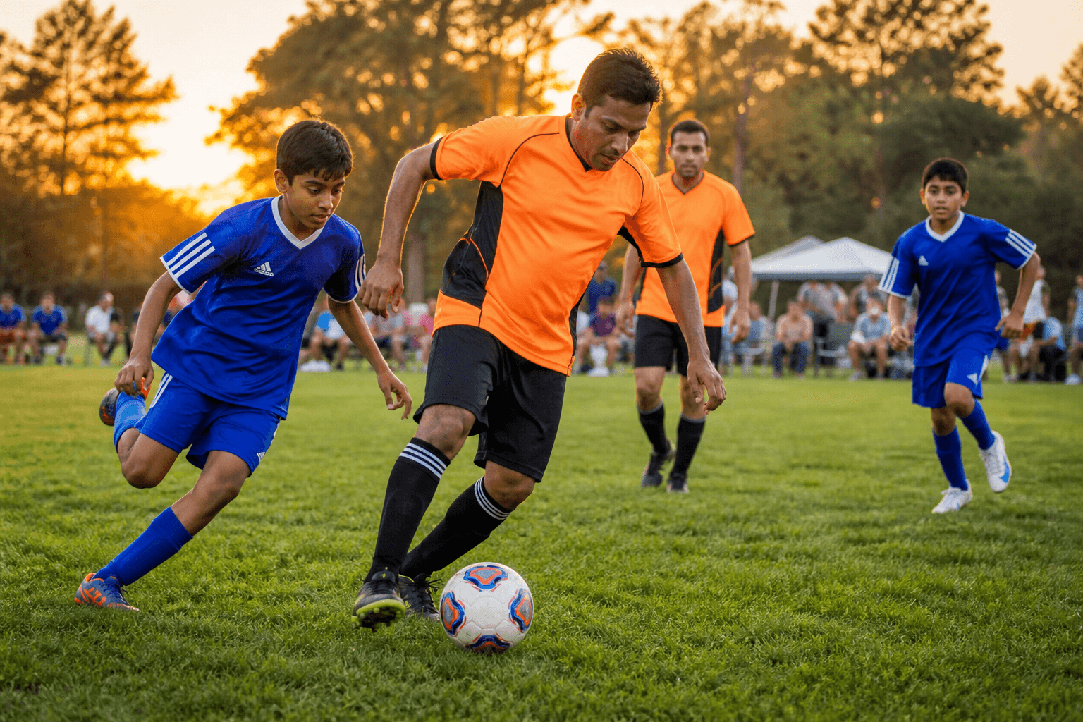 BAGA soccer match
