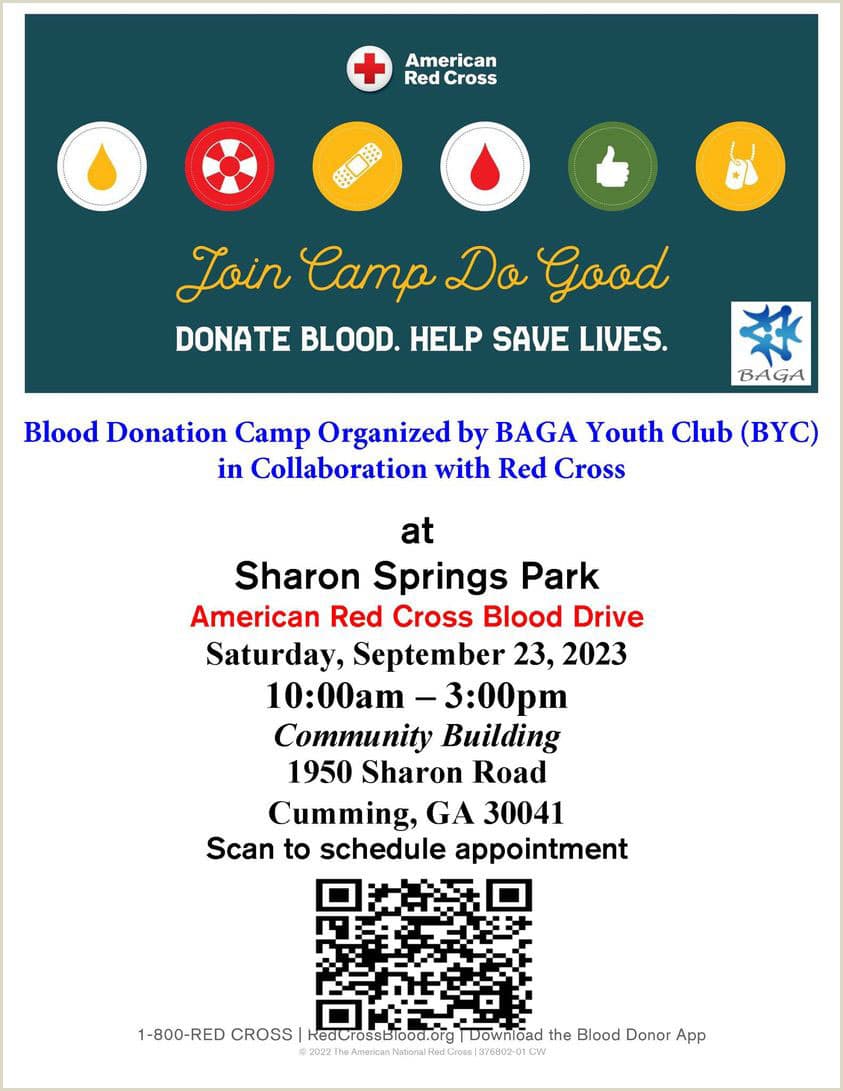 Blood Donation Camp Sept 23rd